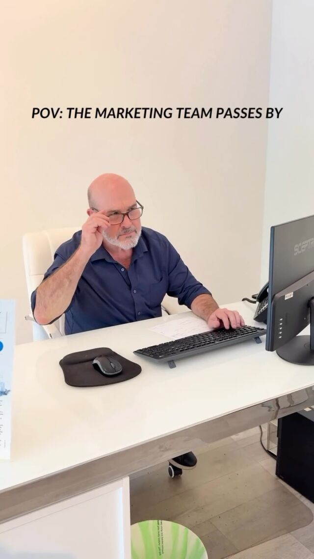 The marketing team always bringing the vibes to the office.😉